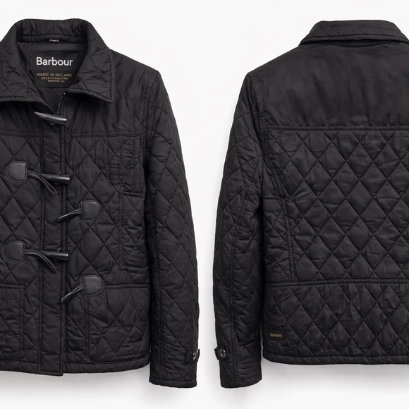 Barbour Women’s Black Quilted Field Jacket - Picture 5 of 5